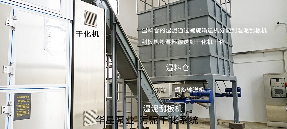 干化機(jī)-濕料刮板機(jī)-濕泥倉